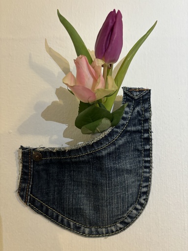 Pochette fleur naturelle 